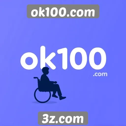 Acessibilidade e interface do site ok100.com