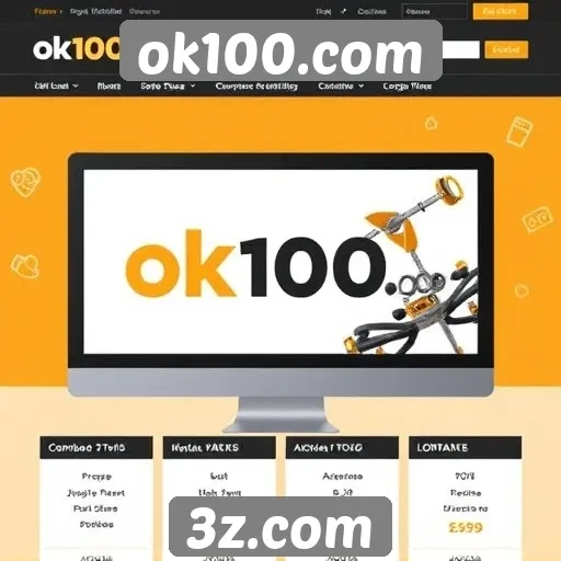 Comparação de ok100.com com outros sites de jogos
