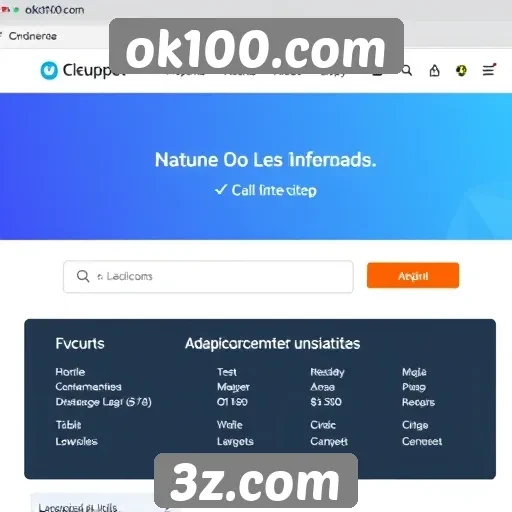 Navegação e usabilidade em ok100.com analisadas