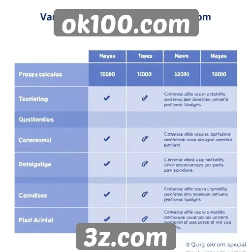 Comparativo entre ok100.com e outras plataformas de jogos