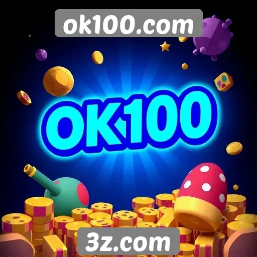 tendências de jogos online identificadas no site ok100.com